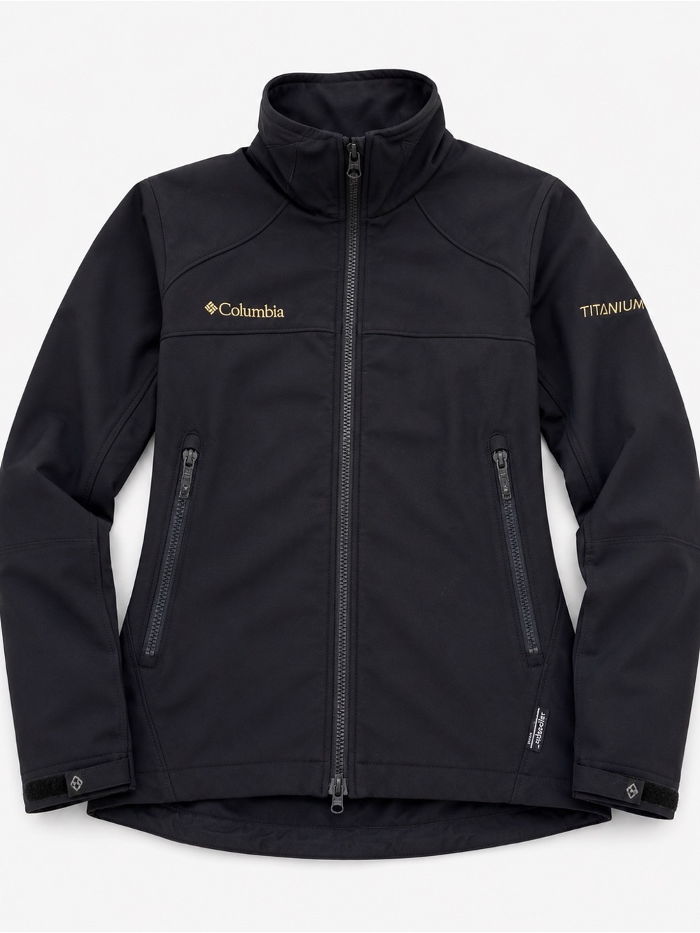 Columbia Titanium women’s Schoellar soft shell Jacket SMALL black  Gorpcore